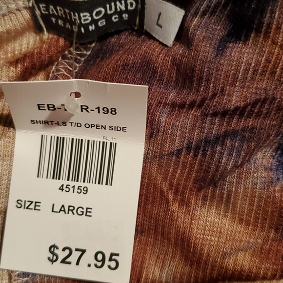NWT: Earthbound Trading Open Side Shirt - Picture 7 of 8